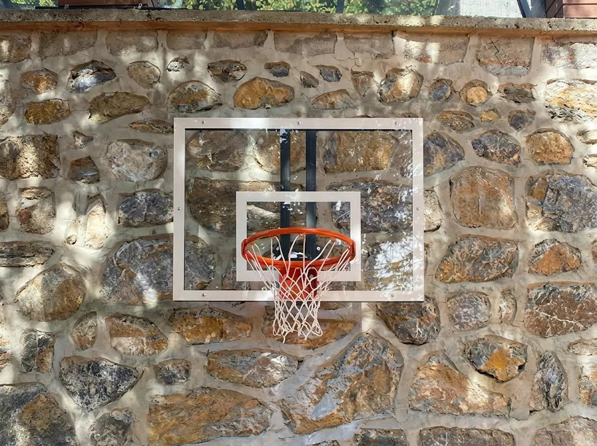 Özel Mülkler İçin Basketbol Potası 90x120 cm | Akrilik Cam Panyalı Saha Ekipmanları