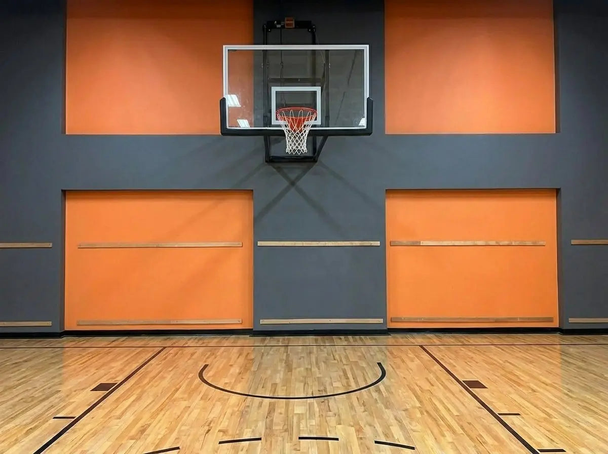 Duvara Monte Katlanabilir Basketbol Potası – 105x180 Saha Ekipmanları