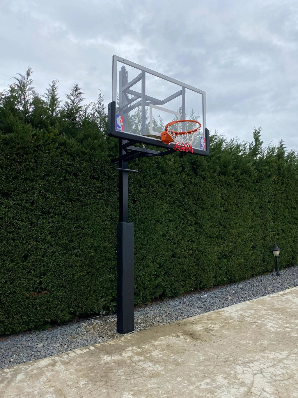 Profesyonel Yükseklik Ayarlı Sabit Basketbol Potası Saha Ekipmanları