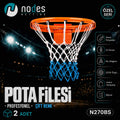 Profesyonel iki renk basketbol pota filesi N270BS 4 mm polyester 2 adet