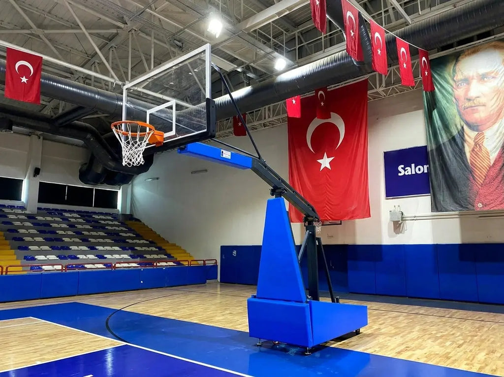 Profesyonel Basketbol Potası | Nizami Ölçü Tekerlekli Sistem Saha Ekipmanları