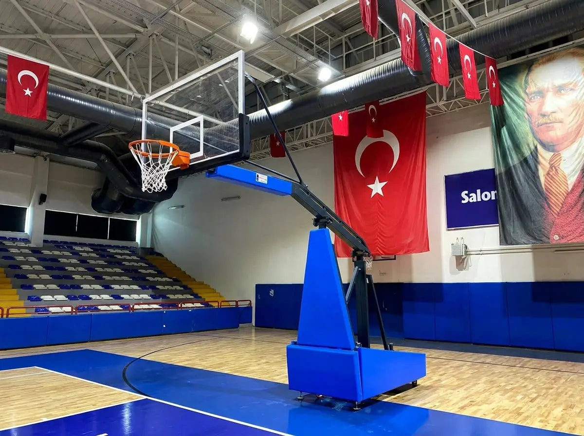 Profesyonel Basketbol Potası | Nizami Ölçü Tekerlekli Sistem Saha Ekipmanları