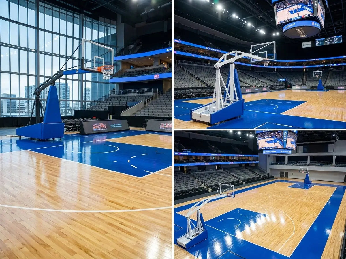 Profesyonel Basketbol Potası | Nizami Ölçü Tekerlekli Sistem Saha Ekipmanları