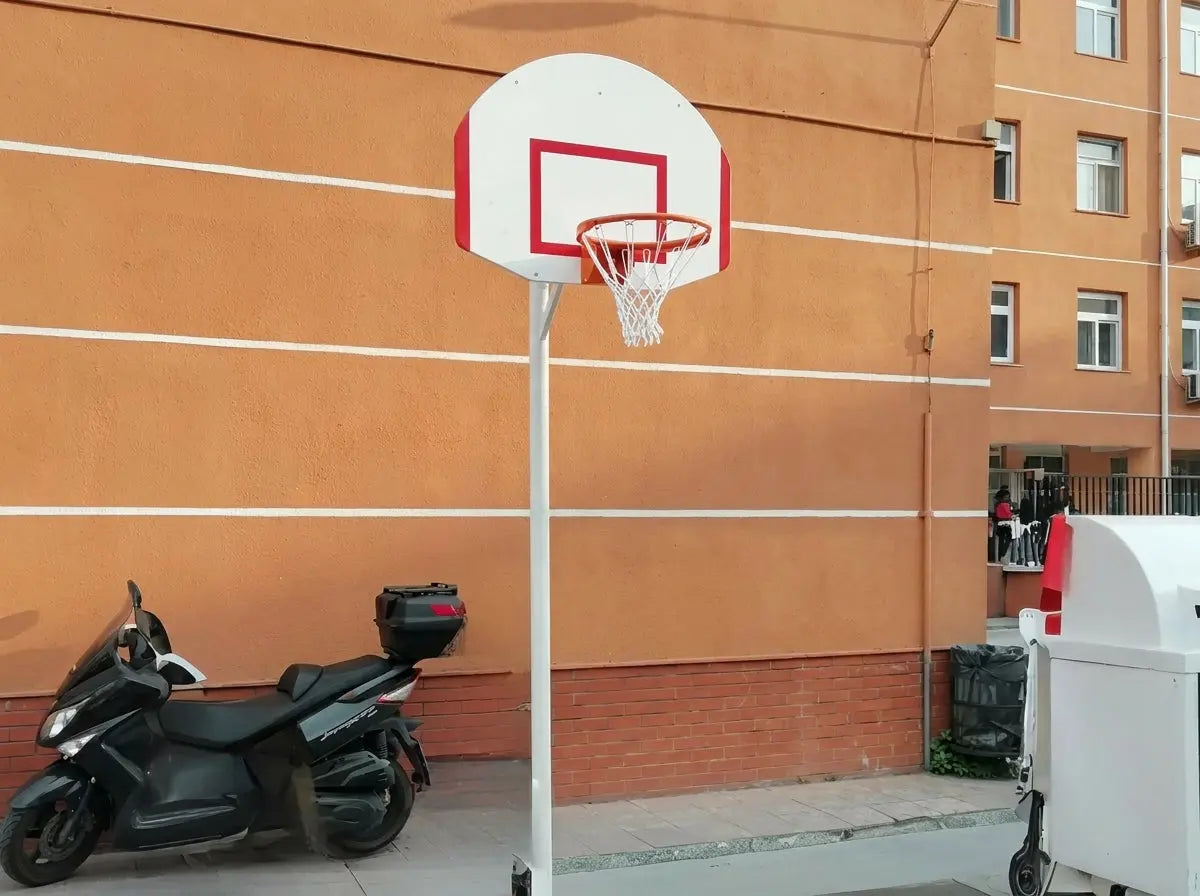 Tek Direkli Basketbol Potası 90x120 cm | USA Fiber Panyalı Sistem Saha Ekipmanları
