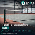Profesyonel tenis müsabaka maç filesi N640T 107x12,70 mt 4 mm polietilen