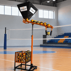 Profesyonel Voleybol Smaç Makinesi | Ayarlanabilir Yükseklik ve Top Hazneli